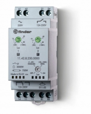 Фотореле модульное с фотоэлементом 011.02; монтаж на рейку 35мм; 1CO+1NO 12A (2 канала); питание 230В АC | 114282300000 | Finder