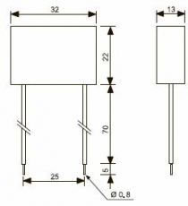 Mодуль для применения с кнопками с подсветкой для 26 серии | 02600 | Finder