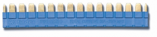 16-полюсный шинный соединитель синий | 09316 | Finder