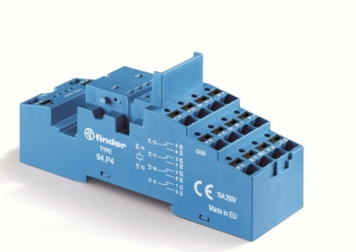 Розетка с безвинтовыми клеммами Push-in для реле 55.33, таймера 85.03; применяются модули 86.00, 99.02; | 94P3SMA | Finder