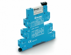 Интерфейсный модуль, электромеханическое реле, серия MasterINPUT; 1CO 6A; контакты AgNi+Au; питание 24В AC/DC | 394100245060 | Finder