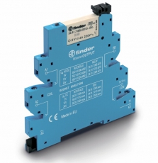 Интерфейсный модуль, электромеханическое реле, серия MasterOUTPUT; 1NO 6A; контакты AgNi; питание 12В AC/DC | 392100120060 | Finder