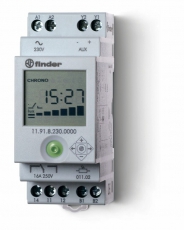 Фотореле модульное с фотоэлементом 011.02; цифровое реле времени; монтаж на рейку 35мм; 1СO 16A + 1доп.выход (для 19.91) | 119182300000 | Finder