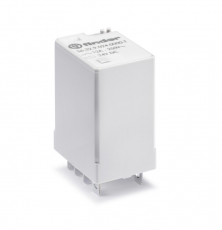 Миниатюрное силовое электромеханическое реле; монтаж в розетку или наконечники Faston (4.8х0.5мм); 2CO 12A; контакты AgNi | 563291100000T | Finder