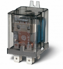 Силовое электромеханическое реле; монтаж в наконечники Faston 250 (6.3x0.8мм); 1NO 30A; контакты AgCdO (зазор ? 3мм) | 653180240300PAS | Finder