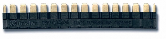 16-полюсный шинный соединитель черный | 093160 | Finder