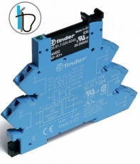 Интерфейсный модуль, твердотельное реле; выход 6A (24В DC); питание 60В DC; категория защиты IP20 | 389170609024 | Finder