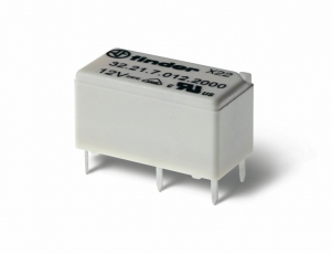 Субминиатюрное электромеханическое реле; монтаж на печатную плату; 1NO 6A; контакты AgCdO | 322170122300 | Finder