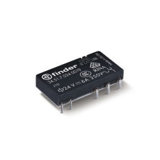 Ультратонкое электромеханическое реле; монтаж на печатную плату; 1CO 6A; контакты AgNi; катушка 60В DC (чувствит.) | 345170600019 | Finder