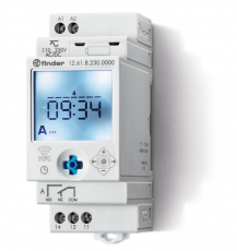 Реле времени цифровое недельное; монтаж на рейку 35мм; 1СO 16A; питание 24B AC/DC; NFC; ширина 35мм; степень защиты IP20; упаковка 1шт.