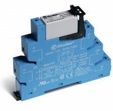 Интерфейсный модуль, электромеханическое реле; 1CO 16A; контакты AgNi; питание 60В AC/DC; категория защиты IP20 | 380100600060 | Finder
