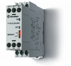 Термисторное реле (PTC); память отказов; питание 230В АС; выход 2СO 10A; ширина 22.5мм; степень защиты IP20 | 719282300001 | Finder