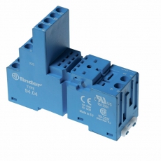 Розетка с винтовыми клеммами (с зажимной клетью) для реле 55.32, таймера 85.02; применяются модули 86.00, 99.02 | 9402SPA | Finder