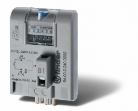 Таймерный модуль мультифункциональный (AI,DI,SW,BE,CE,DE,EE,FE); для применения с реле, монтаж в розетку | 860002400000T | Finder
