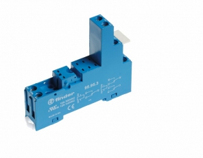 Розетка с винтовыми клеммами (с зажимной клетью) для реле 40.31; применяются модули 99.80 | 95933SPA | Finder