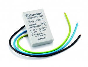 Устройство защиты от импульсных перенапряжений УЗИП тип 3 для систем светодиодного освещения; степень защиты IP20 | 7P3282750005 | Finder