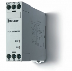 Термисторное реле (PTC); без памяти отказов; питание 24В АС/DC; выход 1NO 10A; ширина 22.5мм; степень защиты IP20 | 719100240300 | Finder