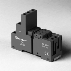 Розетка с винтовыми клеммами (с зажимной клетью) для реле 55.33, таймера 85.03; применяются модули 86.00, 99.02; | 94030SMA | Finder