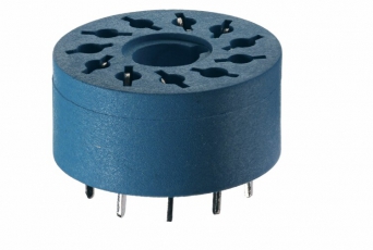 Розетка для монтажа на плате для реле 60.12, таймера 88.12; диаметр 17.5мм | 90141 | Finder