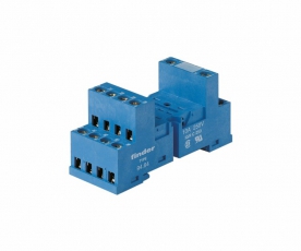 Розетка с винтовыми клеммами (с зажимной клетью) для реле 55.32,55.34, таймера 85.02,85.04; в комплекте металлическая клипса 094.51 | 9464SMA | Finder