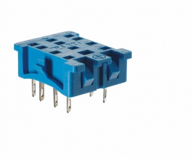 Розетка для монтажа на панель под пайку для реле 55.33; в комплекте металлическая клипса 094.51 | 9423SMA | Finder