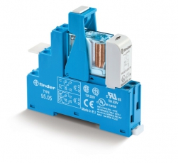 Интерфейсный модуль, электромеханическое реле; 2CO 10A; контакты AgNi; питание 24В DC (чувствит.); категория защиты IP20 | 486270240050SPB | Finder