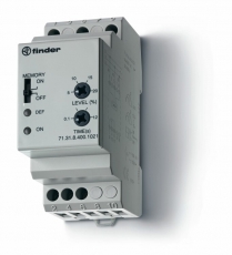 Контрольное реле для 3-фазных сетей; пониженное/повышенное напряжение; настраиваемые диапазоны; память отказов | 713184001021PAS | Finder