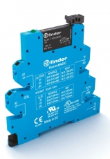 Интерфейсный модуль, твердотельное реле, серия MasterBASIC; выход 6A (24В DC); питание 6В DC; категория защиты IP20 | 390070069024 | Finder