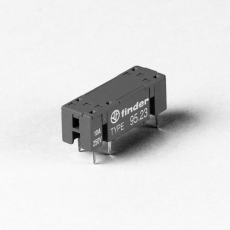 Розетка для монтажа на плате для реле 43.41; в комплекте металлическая клипса 095.43; версия: черный цвет | 95230SNA | Finder