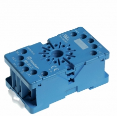Розетка с винтовыми клеммами (с зажимной клетью) для реле 60.13, таймера 88.02; Varitec; версия: синий цвет | 90833 | Finder