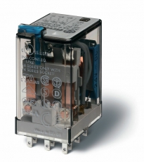 Миниатюрное универсальное электромеханическое реле; монтаж в розетку; 3CO 10A; контакты AgNi+Au; катушка 110В DC | 553391105000 | Finder