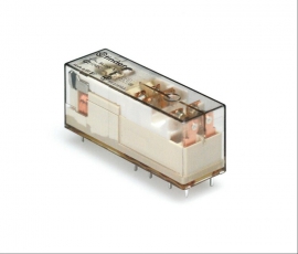 Электромеханическое реле безопасности (реле с принудительным управлением контактами); 2NO + 2NC;  катушка 48В DC | 501490484220 | Finder