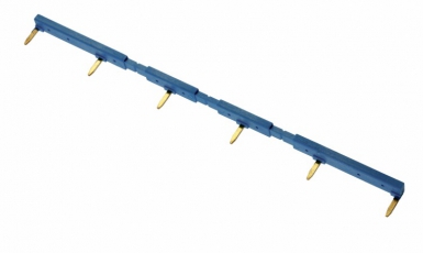 6-полюсный шинный соединитель для розеток 94.02, 94.03, 94.04; черный | 094060 | Finder