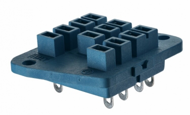 Розетка для монтажа на плате для реле 62.31, 62.32, 62.33; в комплекте металлическая клипса 092.54; монтажный фланец | 9233SMA | Finder