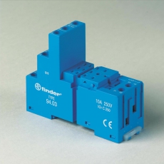 Розетка с винтовыми клеммами (с зажимной клетью) для реле 55.33, таймера 85.03; применяются модули 86.00, 99.02 | 9403SPA | Finder