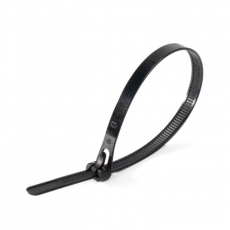 Стяжки нейлоновые КСР 7,5*300 (ч) (100шт.) | 80146 | Fortisflex