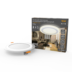 Светильник светодиодный встраиваемый Backlight BL118 Кругл. Акрил, 12+4W, LED 3000K, диам. 190, | BL118 | Gauss