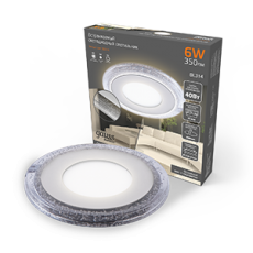 Светильник светодиодный Bubbles BL314 Кругл. 3+3W LED 3000K 350лм103х31ммO80 1/40 | BL314 | Gauss