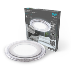 Светильник светодиодный Bubbles BL317 Кругл. 6+3W LED 4000K 540лм144х31ммO110 1/40 | BL317 | Gauss