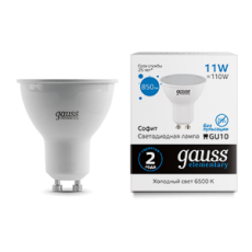 Лампа светодиодная Elementary MR16 11W 850lm 6500K GU10 LED 1/10/100 | 13631 | Gauss