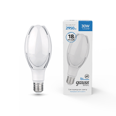 Лампа светодиодная промышленная Basic BT100 AC180-240V 30W 2950lm 6500K E40 LED 1/20 | 11834332 | Gauss