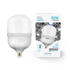 Лампа светодиодная Elementary LED T160 E27 60W 5400lm 5400lm 180-240V 4000K | 63226 | Gauss