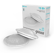 Светильник светодиодный IP20 D300*110 15W 800lm 4000K DECOR бамбук 1/12 | 941428215 | Gauss