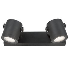 Светильник садово-парковый Sonata настенный архитектурный 2xGU10 280x90x130mm, 170-240V / 50Hz, 2xMax.35W, IP54 | GD153 | Gauss