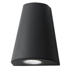 Светильник садово-парковый Sigma настенный архитектурный, 2xGU10, 125*88*156mm, 170-240V / 50Hz, 2xMax.35W, IP54 | GD164 | Gauss