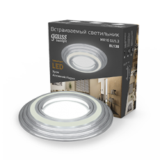 Светильник точечный встраиваемый Backlight BL138 Кругл. Хром. Gu5.3, 3W, LED 3000K | BL138 | Gauss