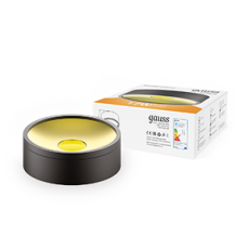 Светильник светодиодный декоративный бытовой HD027 17W (черный/золото) 3000K 140х50мм | HD027 | Gauss