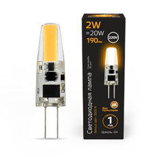 Лампа светодиодная LED 2Вт G4 AC220-240В 2700К | 107707102 | Gauss