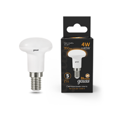 Лампа светодиодная LED 4Вт E14 220В 2700К Reflector R39 | 106001104 | Gauss