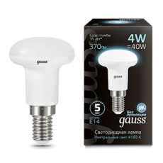 Лампа светодиодная LED 4Вт E14 220В 4100К Reflector R39 | 106001204 | Gauss